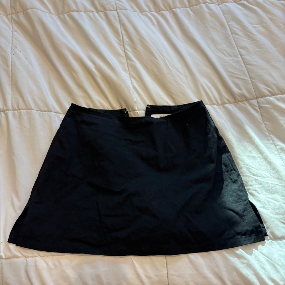 Princess Polly Black A-Line Skirt